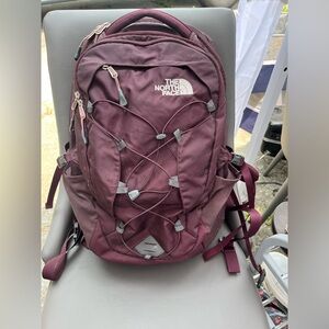 Maroon North face Borealis Backpack